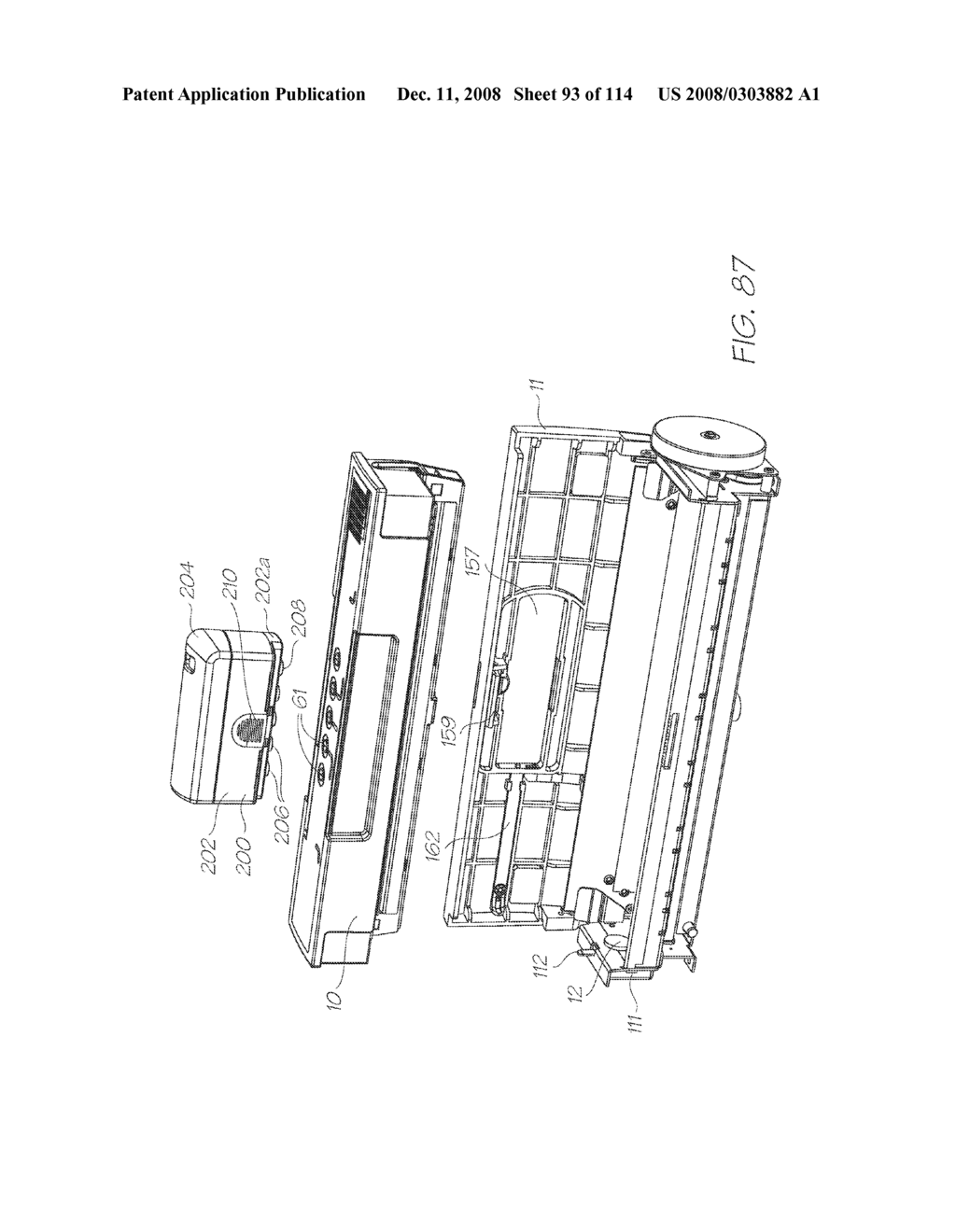 INK REFILL UNIT WITH INCREMENTAL INK EJECTION ACCUATED BY PRINT CARTRIDGE CRADLE - diagram, schematic, and image 94