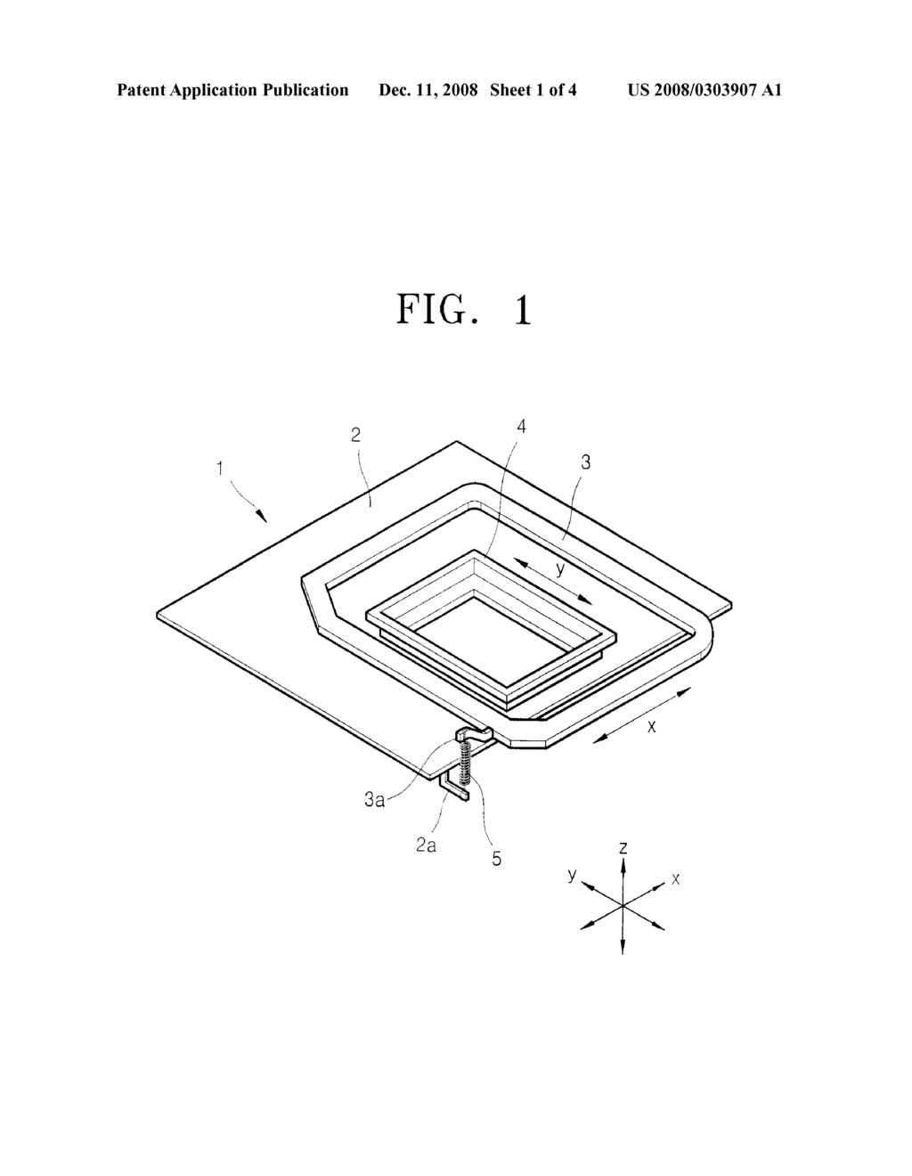 Shake correction module for photographing apparatus - diagram, schematic, and image 02