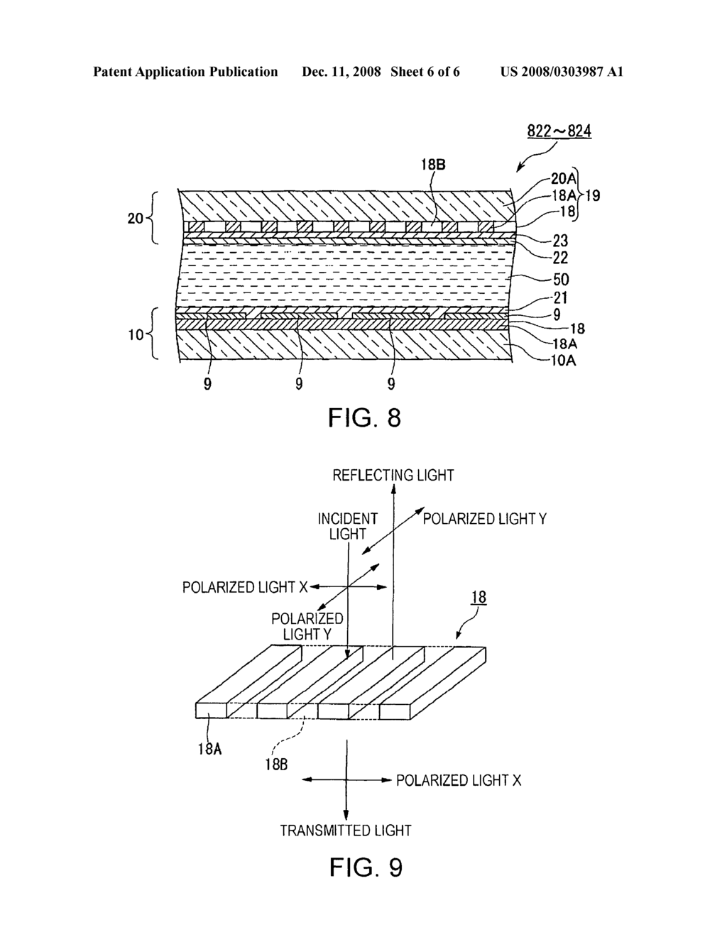 POLARIZING DEVICE, METHOD FOR MANUFACTURING THE SAME, LIQUID CRYSTAL DEVICE, AND PROJECTION DISPLAY DEVICE - diagram, schematic, and image 07