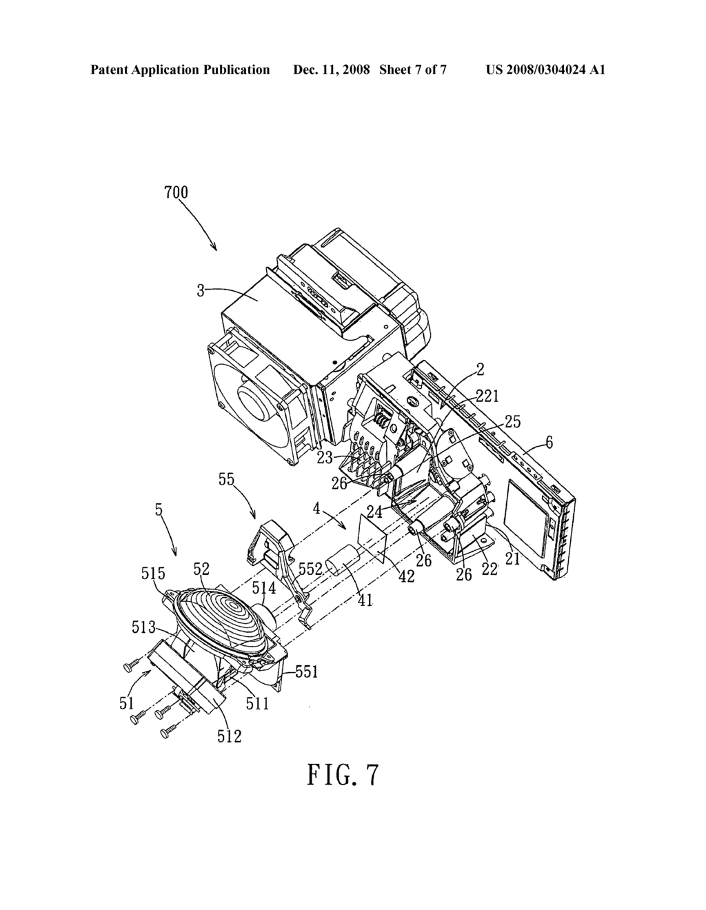 OPTICAL ENGINE FOR A PROJECTION DISPLAY DEVICE - diagram, schematic, and image 08