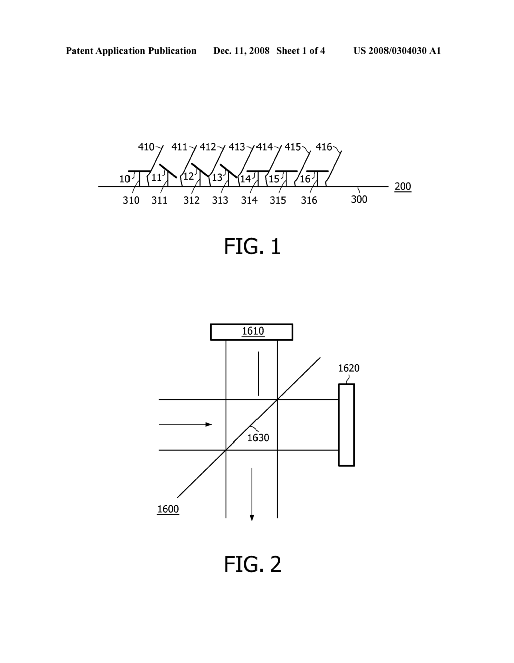 Spatial Light Modulator Device, Lithographic Apparatus, Display Device, Method of Producing a Light Beam Having a Spatial Light Pattern and Method of Manufacturing a Device - diagram, schematic, and image 02