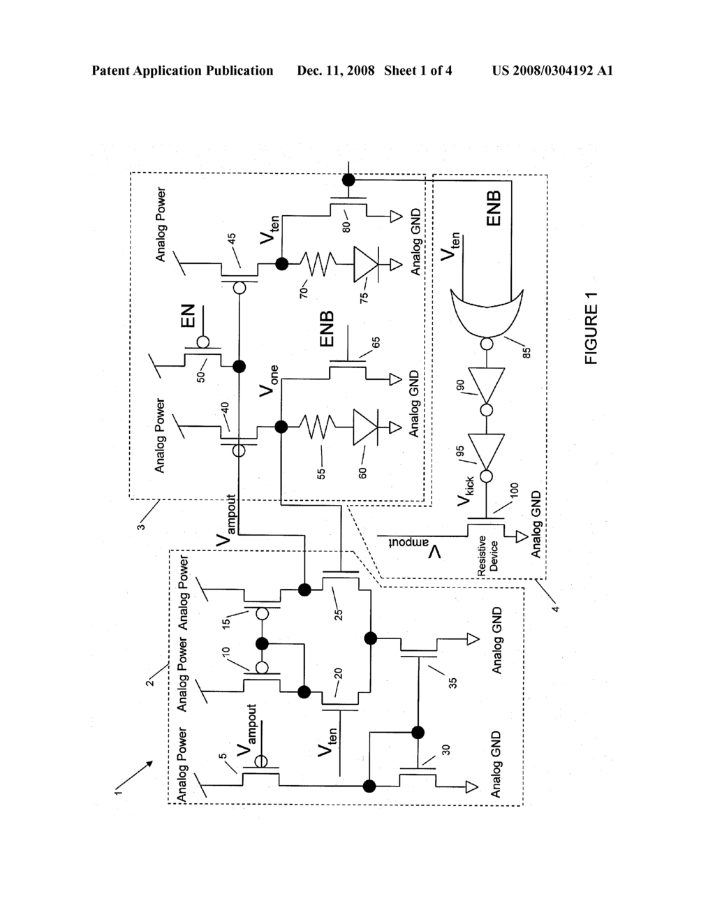 Low Voltage Head Room Detection For Reliable Start-Up Of Self-Biased Analog Circuits - diagram, schematic, and image 02