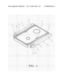 HARD DISK SECURING MECHANISM diagram and image