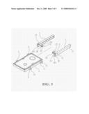 HARD DISK SECURING MECHANISM diagram and image