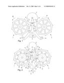 ANCHOR ESCAPEMENT INCLUDING TWO ESCAPE WHEEL SETS diagram and image