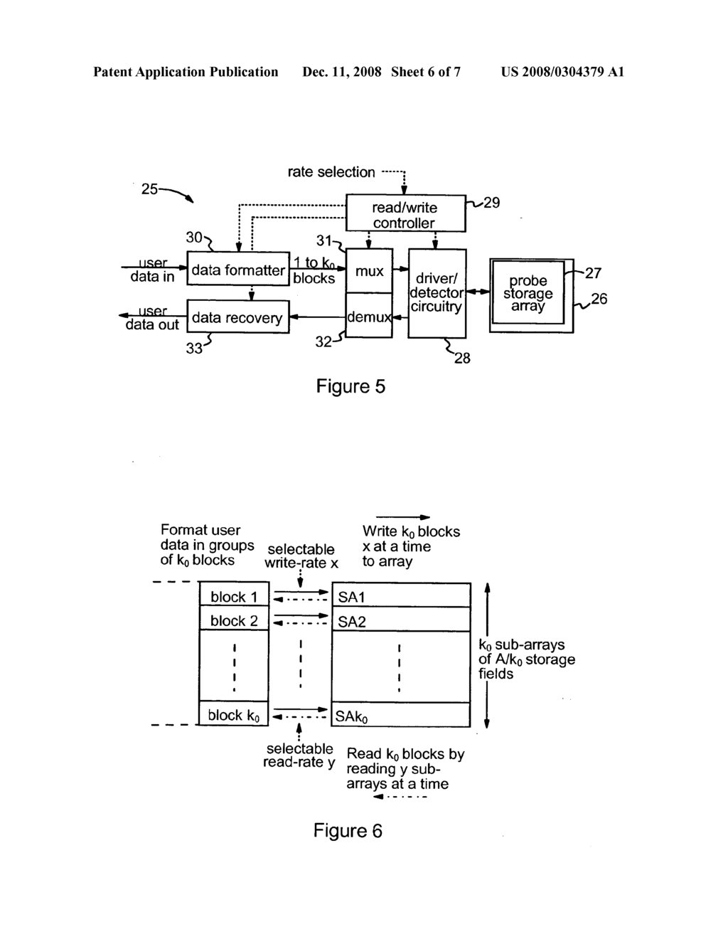 Writing and Reading of Data in Probe-Based Data Storage Devices - diagram, schematic, and image 07