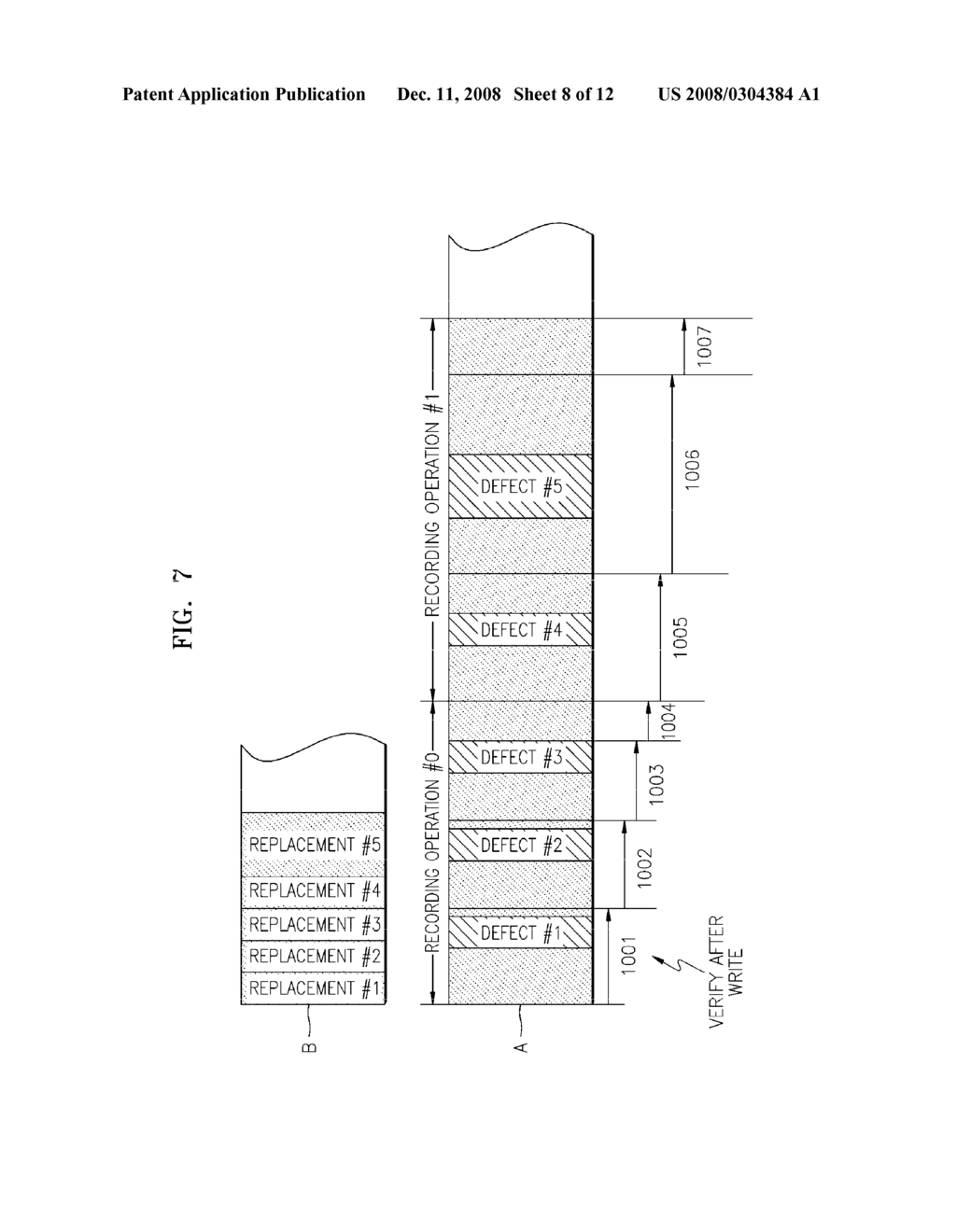 METHOD OF AND APPARATUS FOR MANAGING DISC DEFECTS USING TEMPORARY DEFECT MANAGEMENT INFORMATION (TDFL) AND TEMPORARY DEFECT MANAGEMENT INFORMATION (TDDS), AND DISC HAVING THE TDFL AND TDDS - diagram, schematic, and image 09