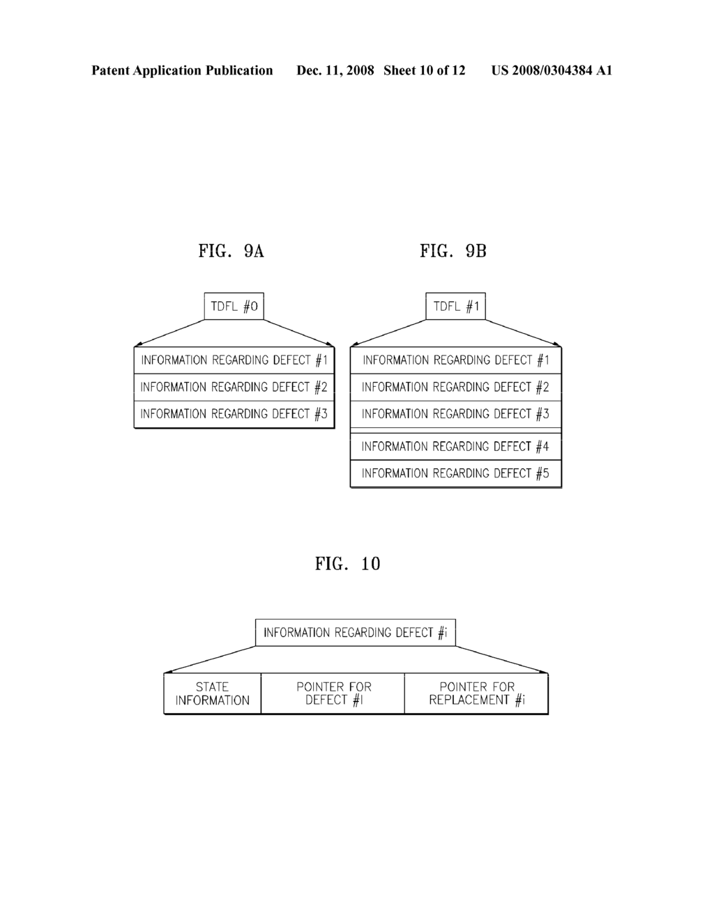 METHOD OF AND APPARATUS FOR MANAGING DISC DEFECTS USING TEMPORARY DEFECT MANAGEMENT INFORMATION (TDFL) AND TEMPORARY DEFECT MANAGEMENT INFORMATION (TDDS), AND DISC HAVING THE TDFL AND TDDS - diagram, schematic, and image 11