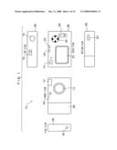 Camera shaking correcting device, and image pickup device diagram and image