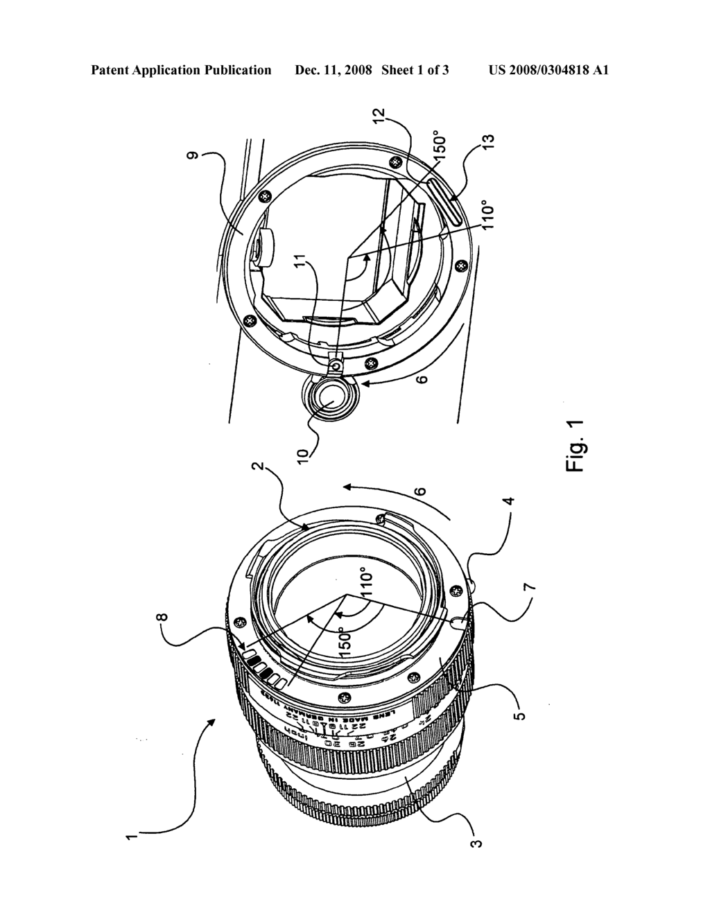 Method and apparatus for identifying interchangeable lenses - diagram, schematic, and image 02