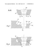 Tool for chip removing machining as well as a basic body and an indexable cutting insert therefor diagram and image