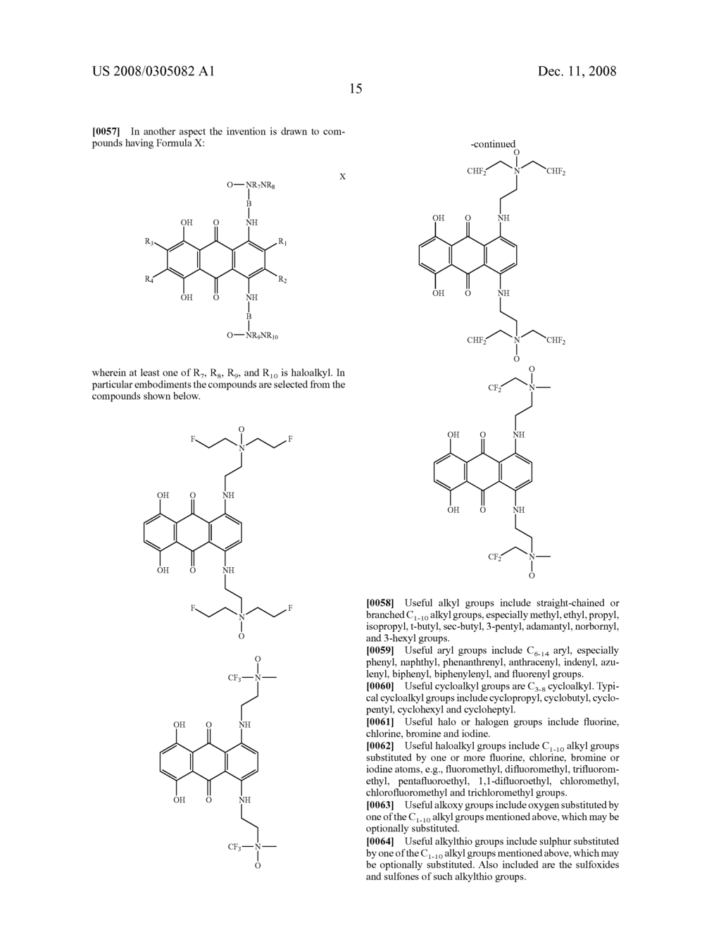 1,4-Bis-N-Oxide-5,8- Dihydroxyanthracenedione Compounds and the Use Thereof - diagram, schematic, and image 16