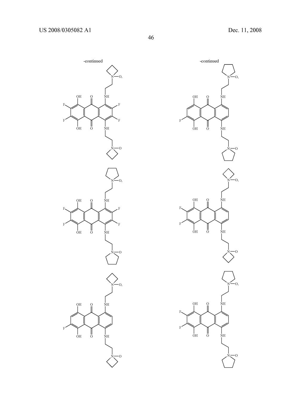 1,4-Bis-N-Oxide-5,8- Dihydroxyanthracenedione Compounds and the Use Thereof - diagram, schematic, and image 47