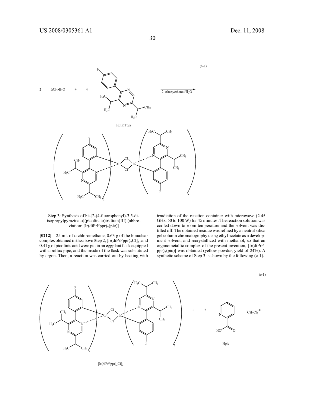 Organometallic Complex, and Light-Emitting Material, Light-Emitting Element, Light-Emitting Device and Electronic Device - diagram, schematic, and image 54