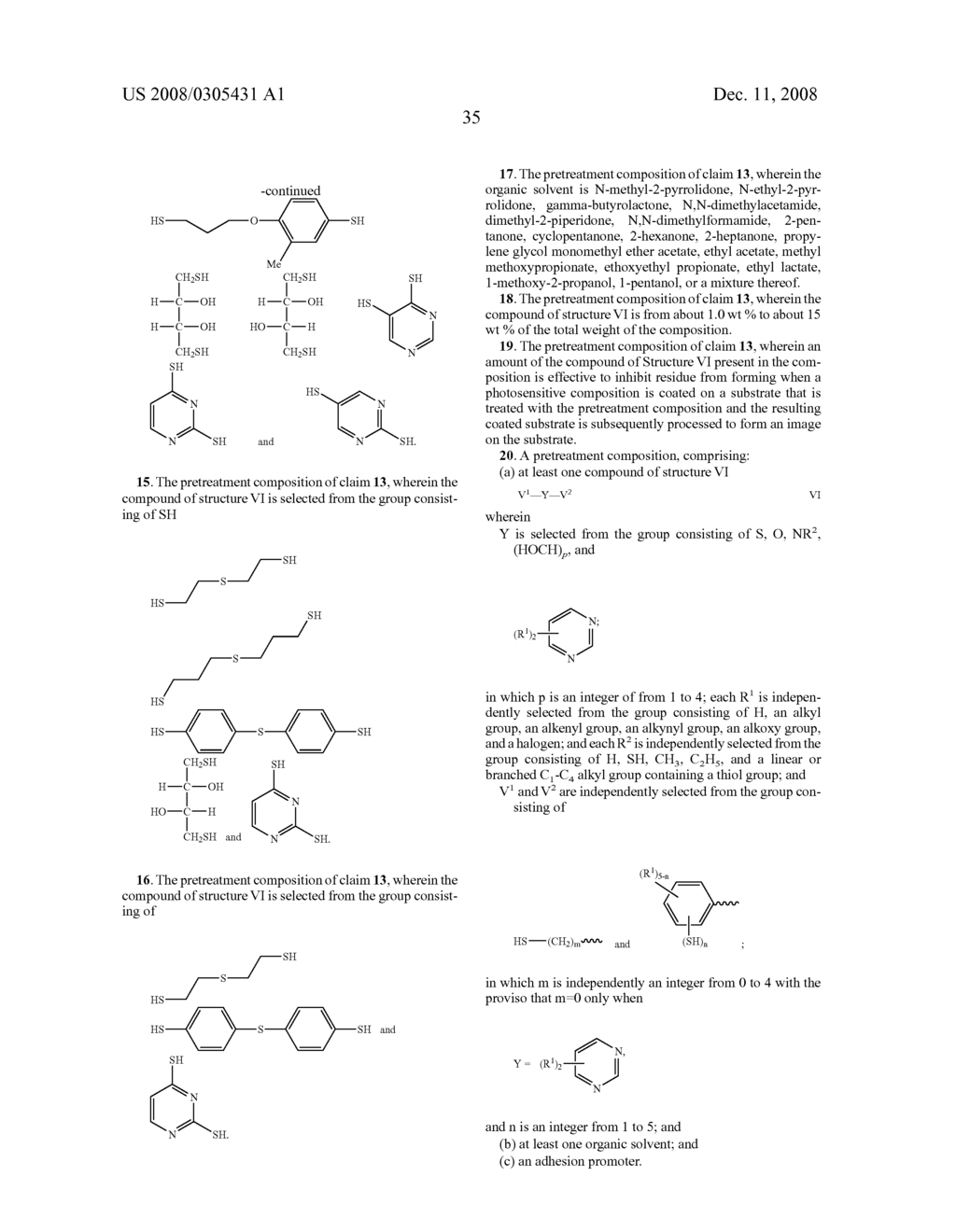PRETREATMENT COMPOSITIONS - diagram, schematic, and image 36