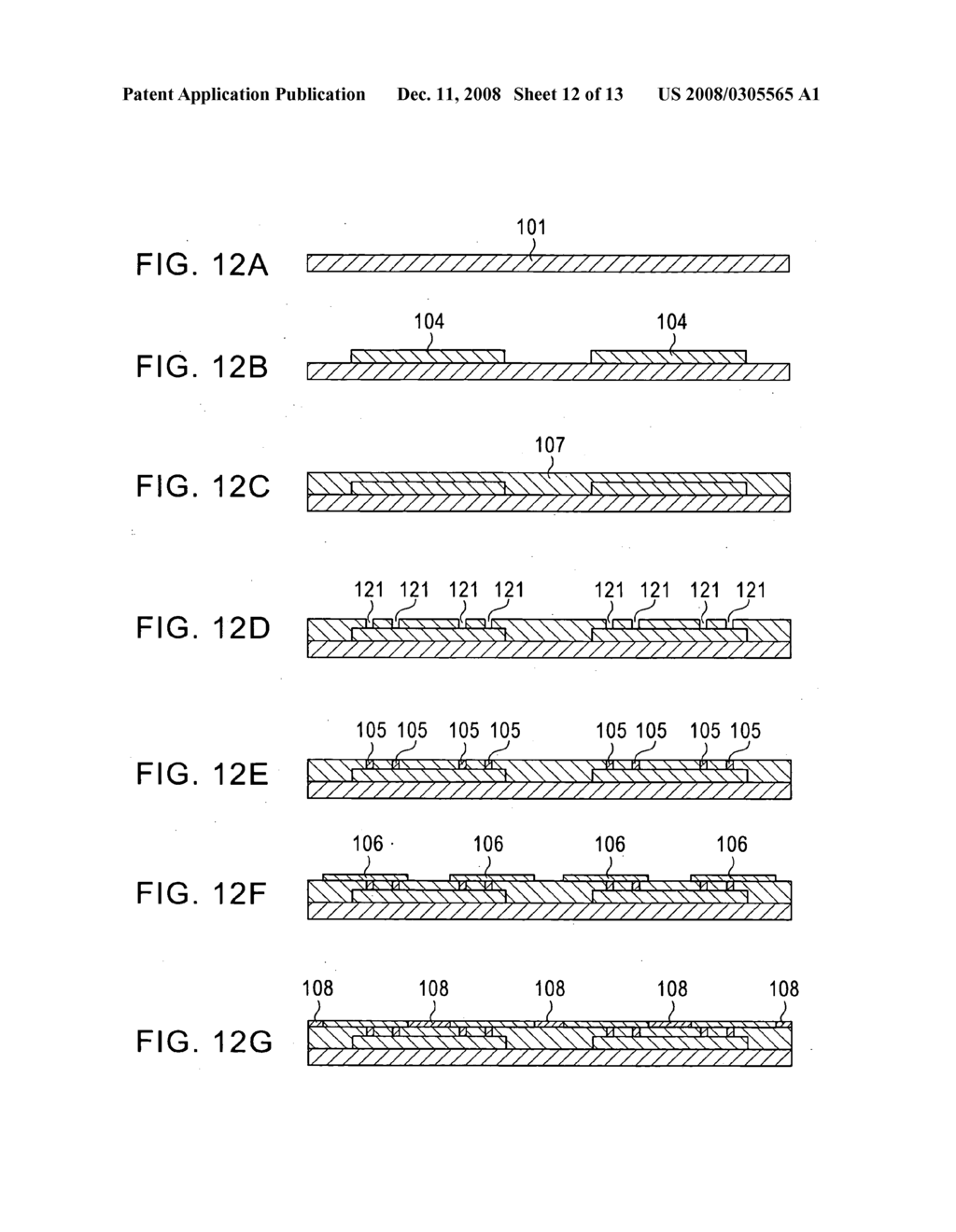 Fabrication method for semiconductor device - diagram, schematic, and image 13