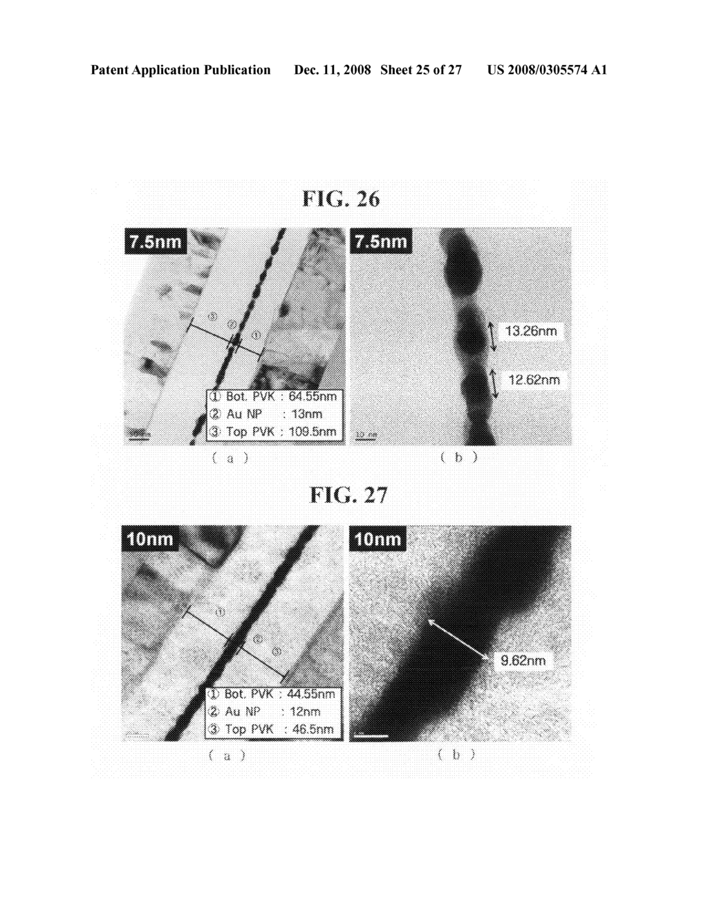 METHOD OF MANUFACTURING NONVOLATILE MEMORY DEVICE USING CONDUCTIVE ORGANIC POLYMER HAVING NANOCRYSTALS EMBEDDED THEREIN - diagram, schematic, and image 26