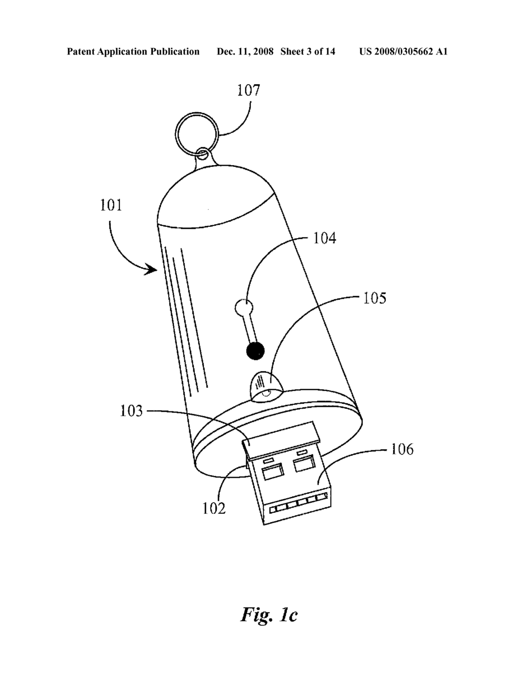 Thumb Drive with Retractable USB Connector - diagram, schematic, and image 04