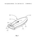 Thumb Drive with Retractable USB Connector diagram and image