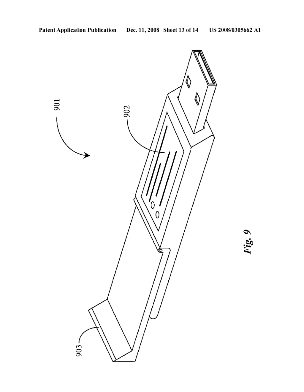 Thumb Drive with Retractable USB Connector - diagram, schematic, and image 14