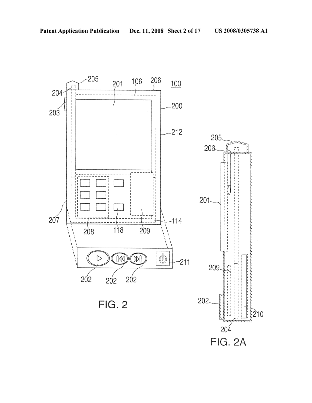 SYSTEM DISPLAYING RECEIVED CONTENT ON A PORTABLE WIRELESS MEDIA DEVICE - diagram, schematic, and image 03