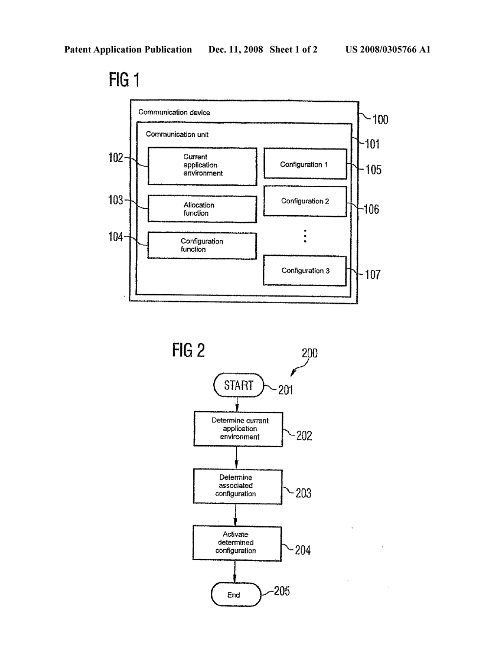 Communication Device and Method for Setting a Security Configuration for a Communication Device - diagram, schematic, and image 02