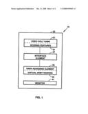 Golf game having collateral military ranking system diagram and image