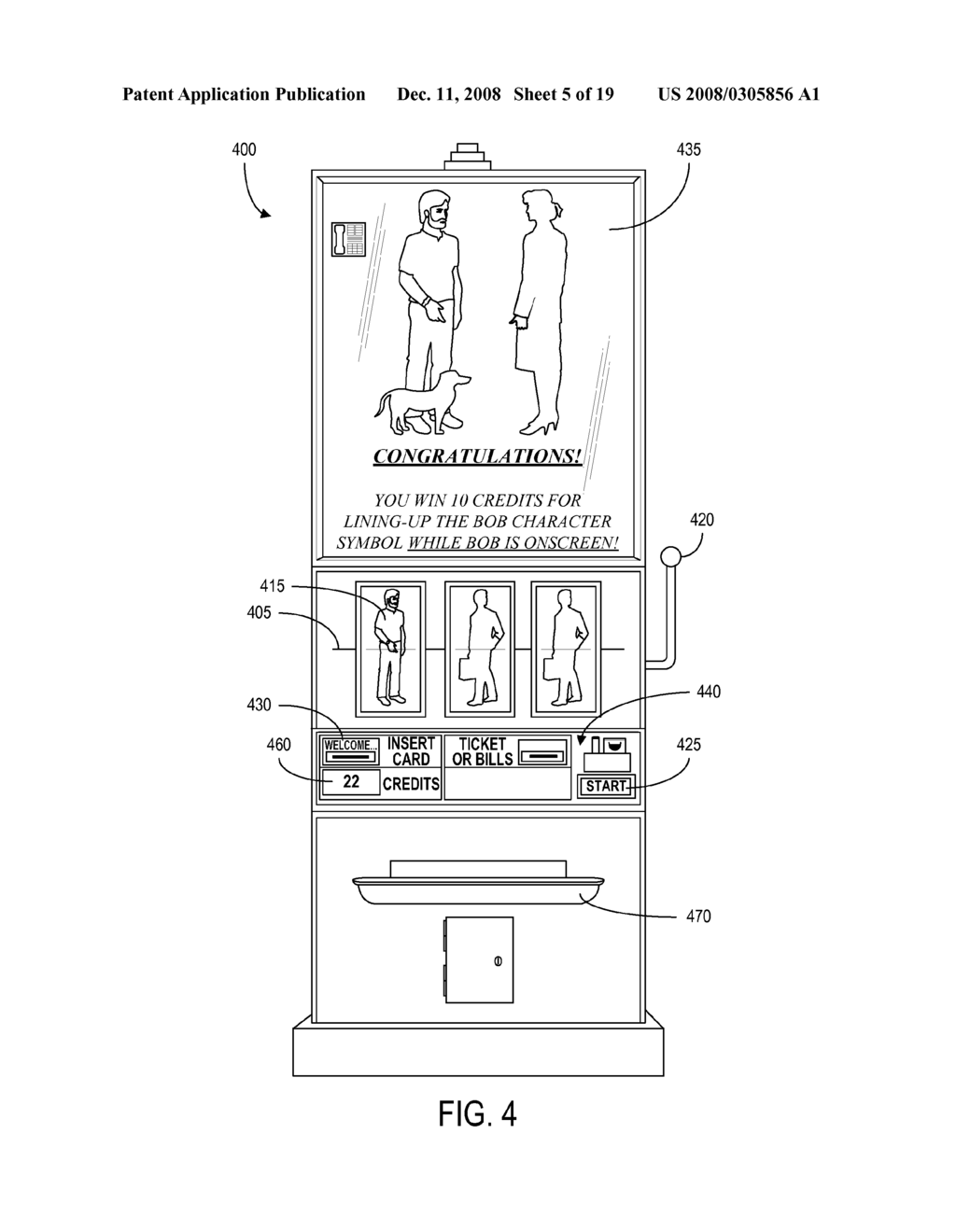 FACILITATING A PAYOUT AT A GAMING DEVICE USING AUDIOVISUAL CONTENT - diagram, schematic, and image 06