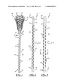 VENTED SHAFT FOR A LACROSSE STICK diagram and image