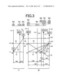 Control device for hybrid vehicle drive apparatus diagram and image