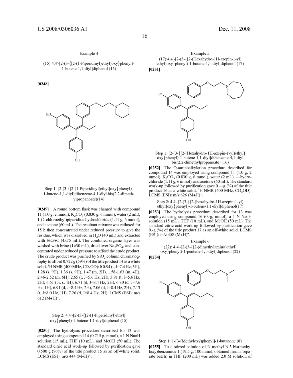 Triphenylethylene Compounds Useful as Selective Estrogen Modulators - diagram, schematic, and image 17