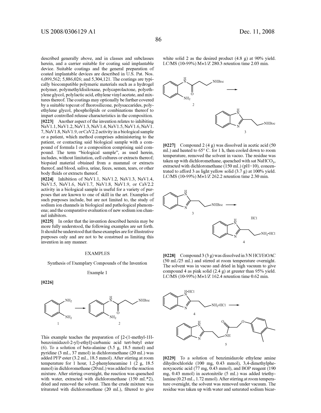 BENZIMIDAZOLES USEFUL AS MODULATORS OF ION CHANNELS - diagram, schematic, and image 87