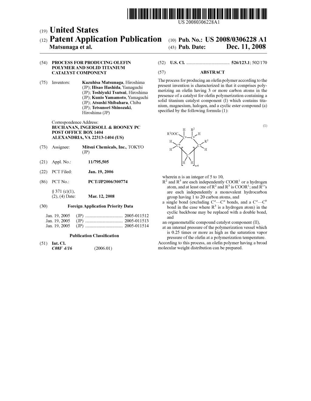 Process for Producing Olefin Polymer and Solid Titanium Catalyst Component - diagram, schematic, and image 01