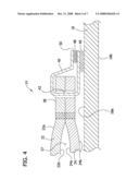 COMPRESSION DEVICE WITH INDEPENDENTLY MOVEABLE INFLATABLE MEMBER diagram and image