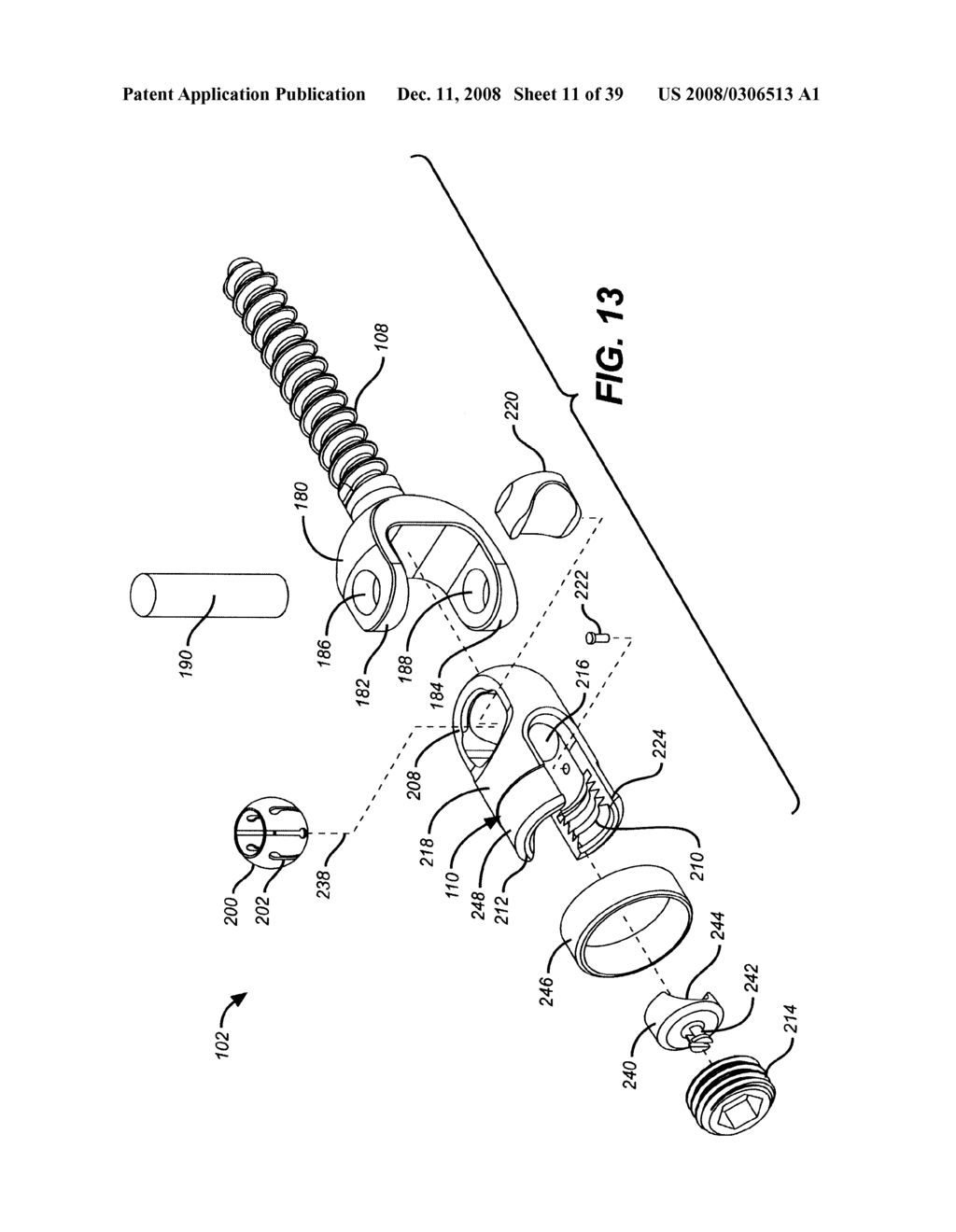 SHAPED HORIZONTAL ROD FOR DYNAMIC STABILIZATION AND MOTION PRESERVATION SPINAL IMPLANTATION SYSTEM AND METHOD - diagram, schematic, and image 12