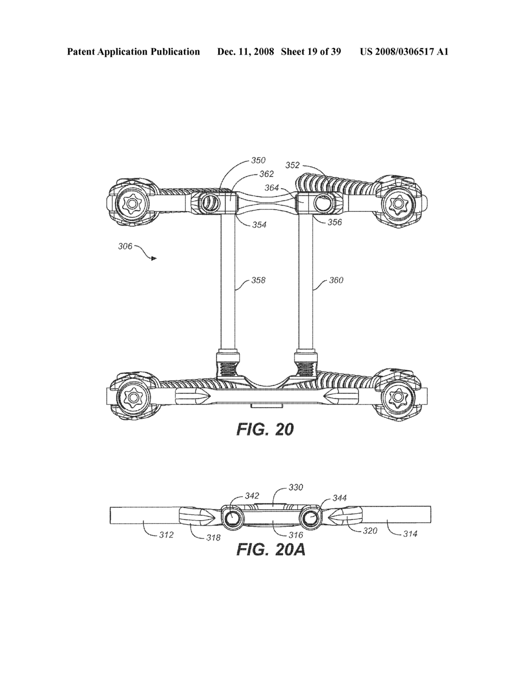 DYNAMIC STABILIZATION AND MOTION PRESERVATION SPINAL IMPLANTATION SYSTEM AND METHOD WITH A DEFLECTION ROD MOUNTED IN CLOSE PROXIMITY TO A MOUNTING ROD - diagram, schematic, and image 20