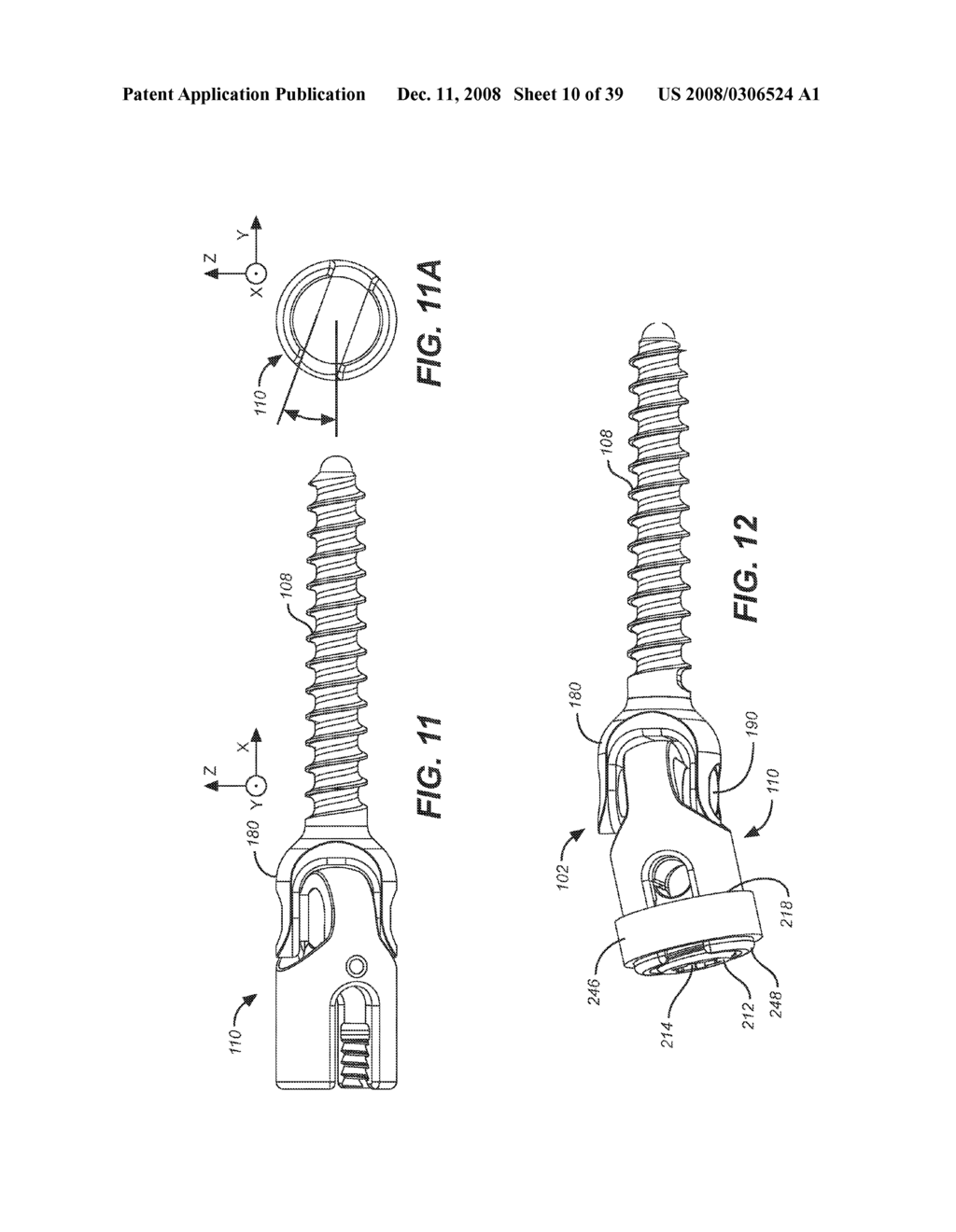 ANCHOR SYSTEM FOR A SPINE IMPLANTATION SYSTEM THAT CAN MOVE ABOUT THREE AXES - diagram, schematic, and image 11