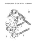 DEFLECTION ROD SYSTEM WITH A DEFLECTION CONTOURING SHIELD FOR A SPINE IMPLANT AND METHOD diagram and image