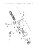 DEFLECTION ROD SYSTEM WITH A DEFLECTION CONTOURING SHIELD FOR A SPINE IMPLANT AND METHOD diagram and image