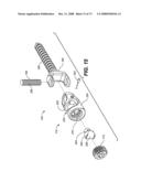 DEFLECTION ROD SYSTEM WITH A DEFLECTION CONTOURING SHIELD FOR A SPINE IMPLANT AND METHOD diagram and image