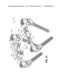 DEFLECTION ROD SYSTEM WITH A DEFLECTION CONTOURING SHIELD FOR A SPINE IMPLANT AND METHOD diagram and image