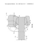 DEFLECTION ROD SYSTEM WITH A DEFLECTION CONTOURING SHIELD FOR A SPINE IMPLANT AND METHOD diagram and image