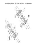 DEFLECTION ROD SYSTEM FOR SPINE IMPLANT WITH END CONNECTORS AND METHOD diagram and image