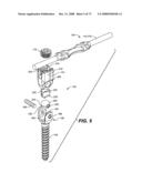 DEFLECTION ROD SYSTEM FOR SPINE IMPLANT WITH END CONNECTORS AND METHOD diagram and image