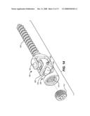 DEFLECTION ROD SYSTEM FOR SPINE IMPLANT WITH END CONNECTORS AND METHOD diagram and image