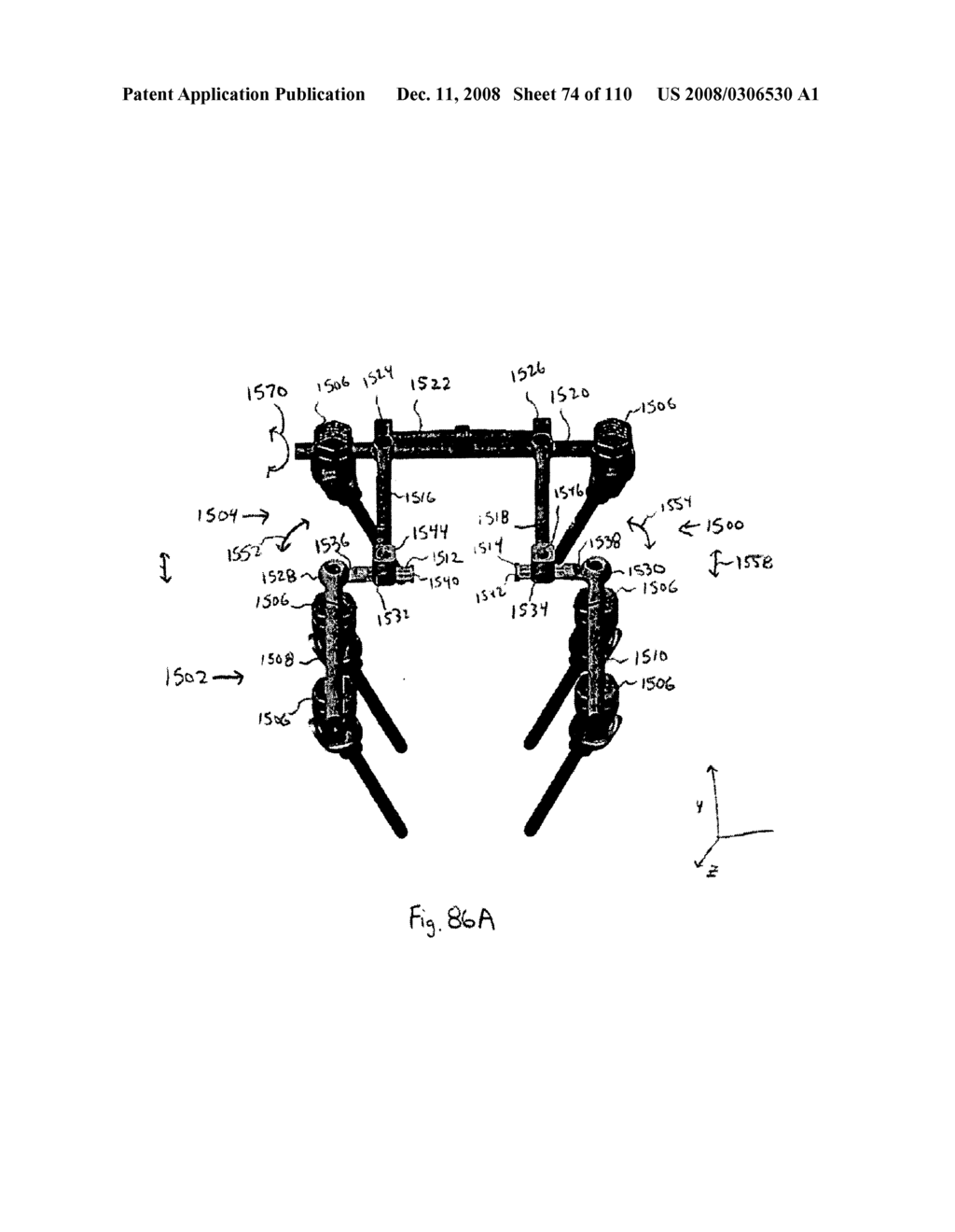 DEFLECTION ROD SYSTEM WITH MOUNT FOR A DYNAMIC STABILIZATION AND MOTION PRESERVATION SPINAL IMPLANTATION SYSTEM AND METHOD - diagram, schematic, and image 75