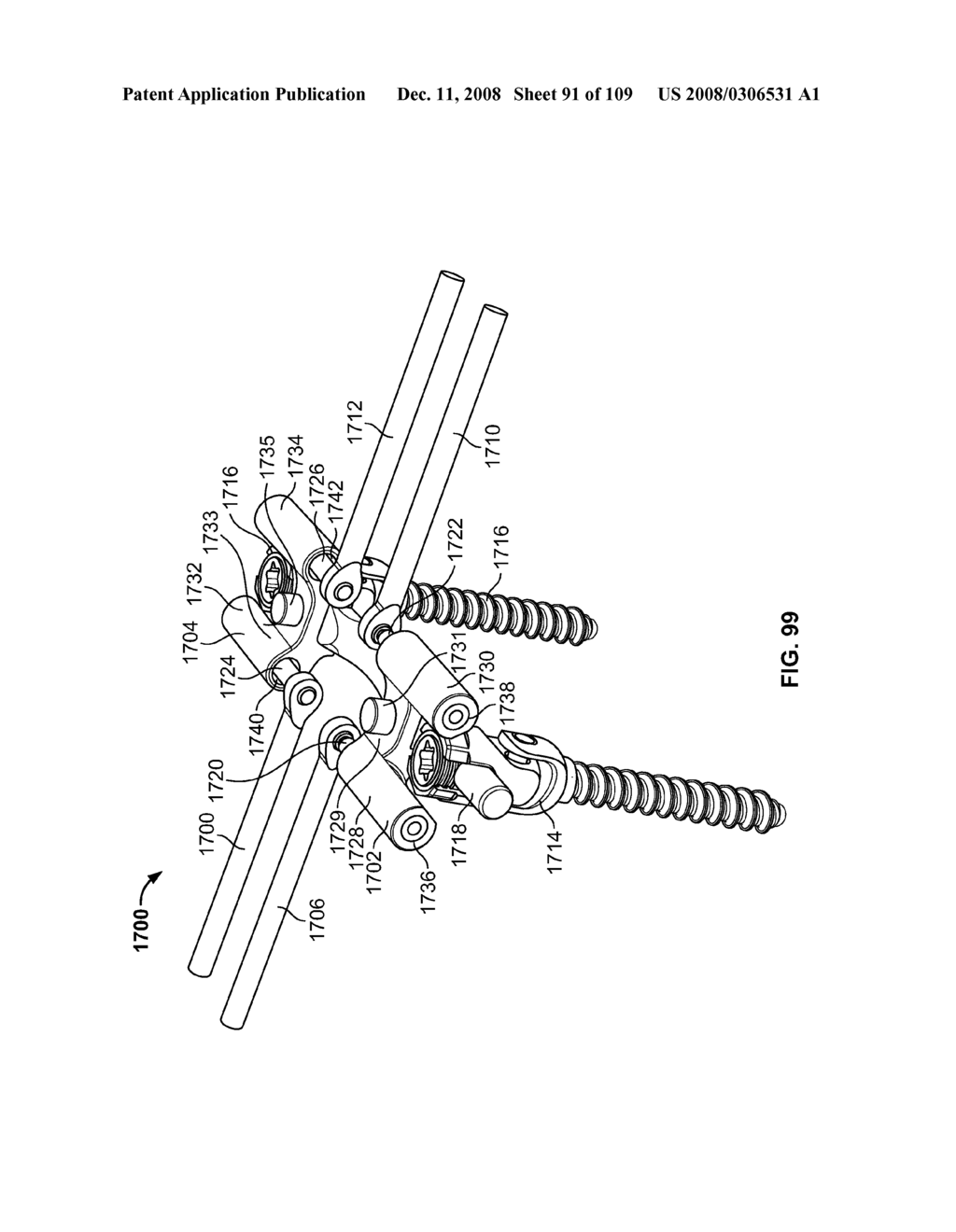  DEFLECTION ROD SYSTEM WITH A NON-LINEAR DEFLECTION TO LOAD CHARACTERISTIC FOR A DYNAMIC STABILIZATION AND MOTION PRESERVATION SPINAL IMPLANTATION SYSTEM AND METHOD - diagram, schematic, and image 92