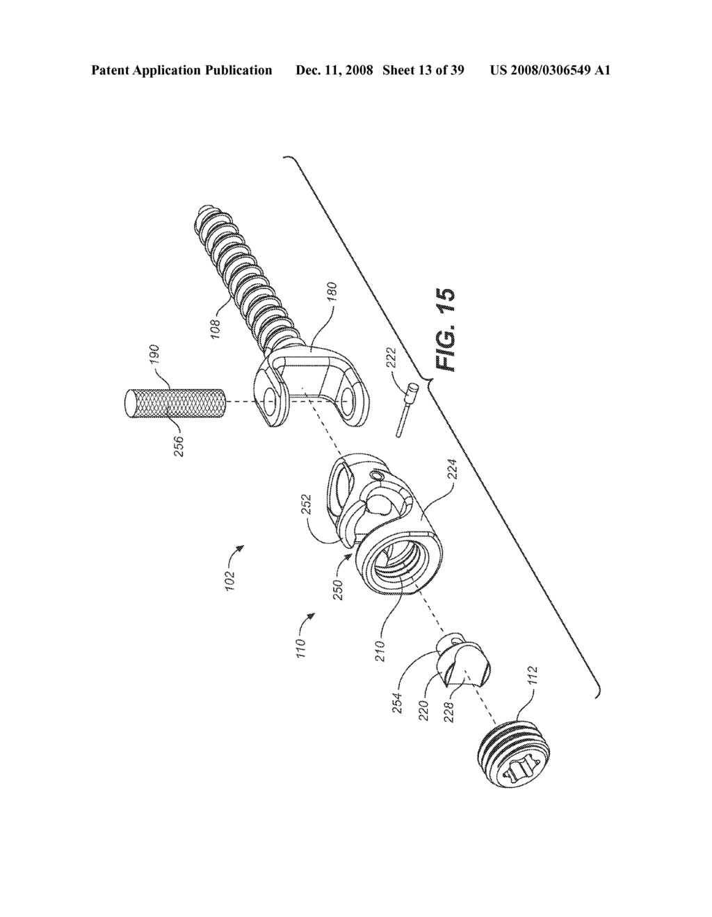 ROD CAPTURE MECHANISM FOR DYNAMIC STABILIZATION AND MOTION PRESERVATION SPINAL IMPLANTATION SYSTEM AND METHOD - diagram, schematic, and image 14