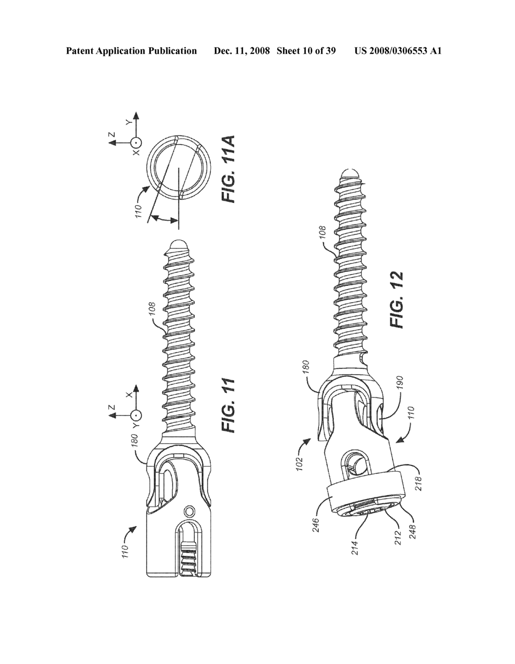 BONE ANCHOR WITH A COMPRESSOR ELEMENT FOR RECEIVING A ROD FOR A DYNAMIC STABILIZATION AND MOTION PRESERVATION SPINAL IMPLANTATION SYSTEM AND METHOD - diagram, schematic, and image 11