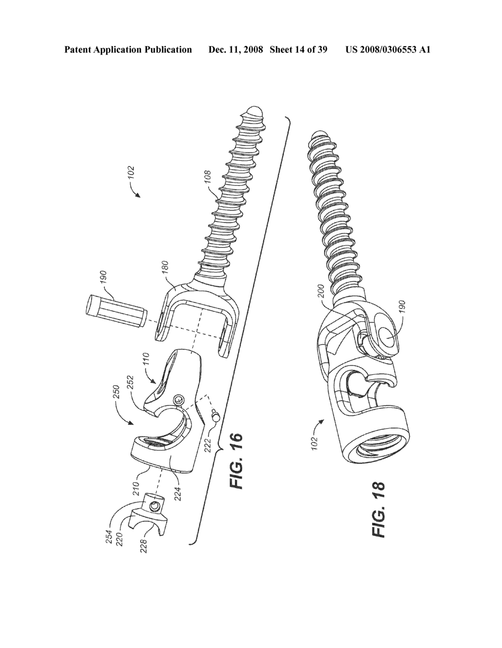 BONE ANCHOR WITH A COMPRESSOR ELEMENT FOR RECEIVING A ROD FOR A DYNAMIC STABILIZATION AND MOTION PRESERVATION SPINAL IMPLANTATION SYSTEM AND METHOD - diagram, schematic, and image 15